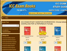 Tablet Screenshot of icc-exam.com